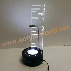 Exhibidor de Botellas de Vino de Acrílico LED Personalizado - Mostrador Publicitario Ecológico para Tiendas Departamentales al por Mayor - Product Image 3