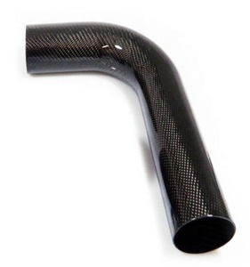 <span class=keywords><strong>Tube</strong></span> d'admission d'air incurvé en fibre de carbone 3K, <span class=keywords><strong>tube</strong></span> pour moto, de haute qualité - Product Image 2