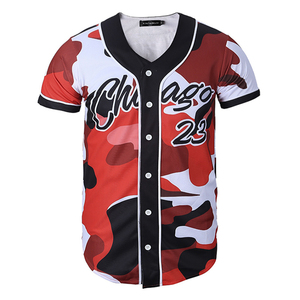 Camiseta de béisbol unisex sublimada, recién llegada, personalizada para equipos deportivos, 100% poliéster. - Product Image 3