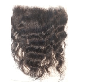 Tissage frontal naturel léger 13*4 13*5 13*6 Remy Hair Matière première Grade a Frontal pour extensions de cheveux - Product Image 3