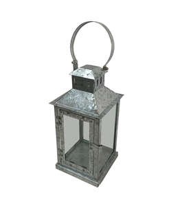 Juego de dos farolillos de fiesta con velas galvanizadas - Product Image 5