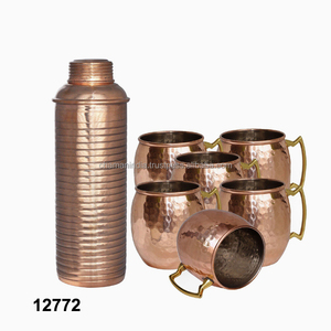 Copper Lining Bottle & Hammered Dutch Style <b>Mug</b> - Product Image 1