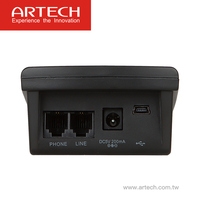 ARTECH AR100 - Grabadora de Línea Única con Tarjeta SD, 560 Horas de Tiempo de Grabación