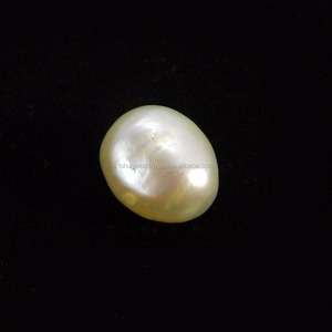 Rashi satan an — perle naturelle de la mer du sud-mer, cabochon irrégulière, nouvelle collection, 9x7mm, 3.50 cm, ample - Product Image 2