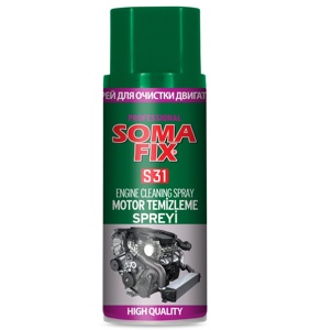SOMAFIX 400ml Engine Cleaning Spray S31 Removes Oil. Tar. and Dust From Automobile. Truck. and <b>Boat</b> Engines. Made in Turkey - Product Image 1