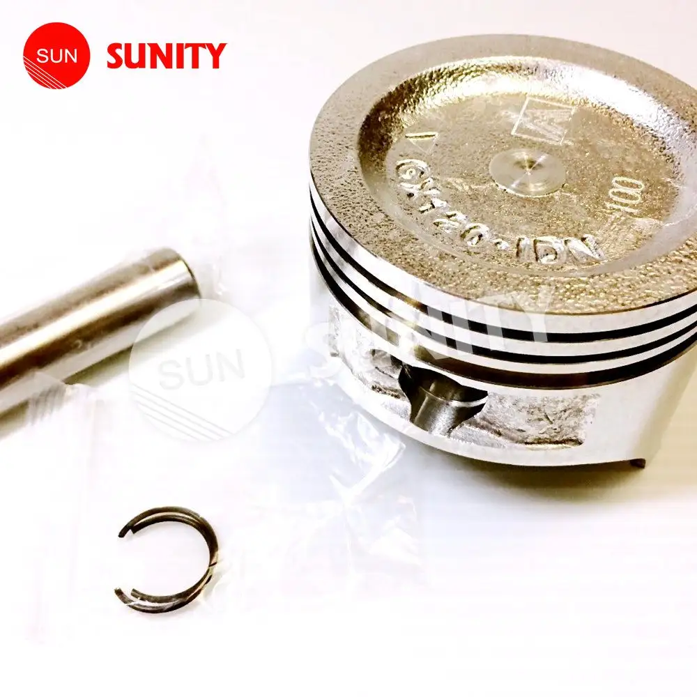 TAIWAN SUNITY PISTON GX120 avec PIN CLIPS surdimensionné 60mm + 1.00mm piston en aluminium pour moteur honda