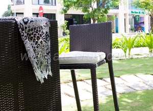 Modèle de haute Qualité Poly PE Rotin Mobilier D'extérieur Haute Barre fixée et table pour se détendre RABR-097 (Modèle 4) - Product Image 4
