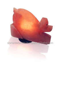 Lampe à Sel Originale en Forme de Chien de l'Himalaya Décoration Sculptée sur le Thème Animal Feng Shui par Sian Enterprises - Product Image 5