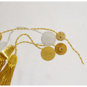 OEM Academic Graduation Gold Bullion Fringe <b>Tassel</b> for Tam and Caps Wholesale Gold Strand and <b>Tassel</b> in Metallic Threads - Product Image 5