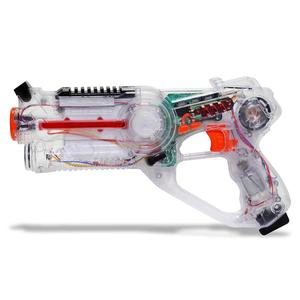 Novedoso Juego <span class=keywords><strong>de</strong></span> <span class=keywords><strong>Pistolas</strong></span> Láser Infrarrojas Familiares - Edición Especial Transparente - Product Image 5