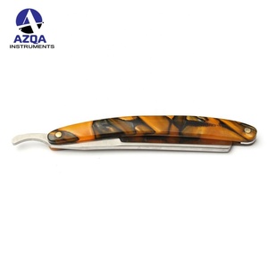 Stainless Steel Cutting and Shaving Razor Scissors <b>Kit</b> for Beauty Salon, Barber Use, and Personal <b>Grooming</b> Tools - Product Image 3