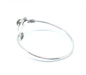 Brazalete de labradorita de tono plateado hecho a mano para pulsera, brazalete de regalo de Navidad a la moda, brazalete de moda - Product Image 4