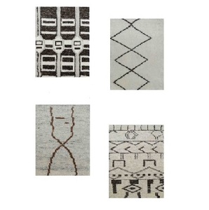 พรมขน100% แบบถักมือสไตล์โมร็อกโกพรมเปอร์เซียพรมลายปักสไตล์อินเดียสำหรับพื้นที่ประตูห้องสวดมนต์ - Product Image 2