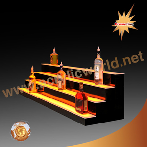 Présentoir de bouteilles de vin en acrylique à led, design personnalisé, vente en gros, scintillant - Product Image 1