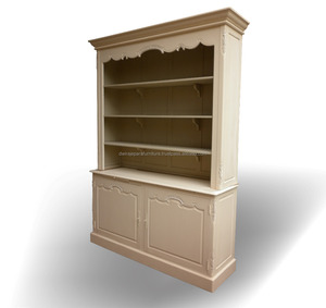 อินโดนีเซียฝรั่งเศสเฟอร์นิเจอร์เปิดตู้หนังสือ2ประตู-เฟอร์นิเจอร์บ้านตู้หนังสือจังหวัดฝรั่งเศส - Product Image 4