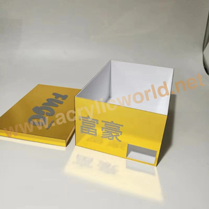 Boîte à chaussures en acrylique blanche, grande chaussure, - Product Image 6