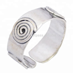 Hermoso diseño Pure 925 Sterling Silver Plain Ring Joyería de moda Eternity Vermeil Anillos Venta en línea Proveedor - Product Image 3