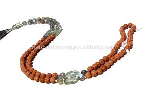 High Quality Handcrafted Natural Gemstone Labradorite 108 Hand Faceted Beads Knotted Mala <b>Necklace</b> - Product Image 5