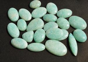 Haute qualité pierre naturelle Amazonite cristal mélange forme lâche pierres précieuses Cabochon guérison cristal pierres précieuses toutes les formes Cabochon - Product Image 3