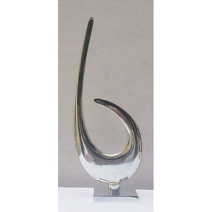 SCULPTURE en métal doré, décoration de TABLE ou de noël - Product Image 2