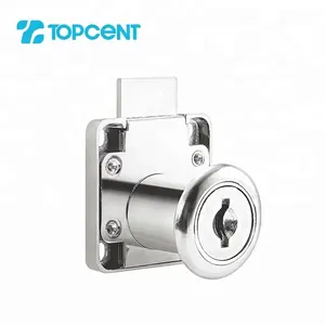 TOPCENT 办公家具基座电脑柜书桌木制黄铜柜大象侧抽屉锁