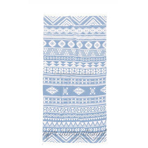 Azteca Tribal de doble capa de playa-PEST-AZT-BLU-color azul - Product Image 2