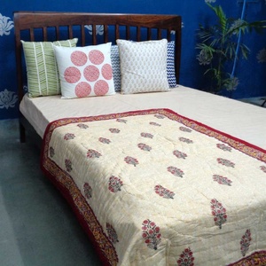 El mejor precio en la nueva llegada Padmini Eco-Friendly All-Season Soft Cotton Baby Edredón Hand Block Impreso para niños pequeños Ropa de cama para niños - Product Image 4