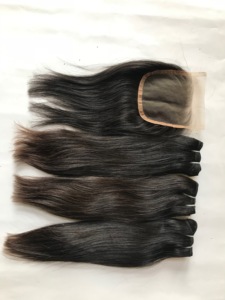 Extension de cheveux bruts naturels indiens — ali queen, cheveux vierges, sans traitement, cheveux bruts - Product Image 5