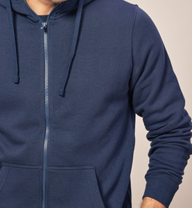 เสื้อแจ็คเก็ตผู้ชายผ้าฟลีซไนลอน 100% กันน้ำ กันยับ มีซิป มีฮู้ด สไตล์สปอร์ต สำหรับฤดูหนาว เหมาะสำหรับออกกำลังกาย  พร้อมโลโก้แบบนูนตามสั่ง ดีไซน์เรียบง่าย - Product Image 6