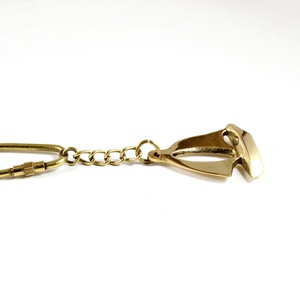 Latón náutico pequeño Mini vela surf barco llavero con lazo de latón KC724 - Product Image 3