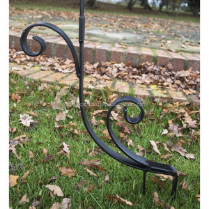 Decorative Hanging Birdbath with White Leaf Bowl Elegant Garden Accent <b>for</b> <b>Outdoor</b> Bird Watching and Yard Decor - Product Image 2