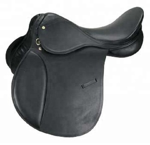 Selle de saut en cuir confortable pour l'équitation – Selle de saut en cuir durable pour chevaux – Équipement équestre - Product Image 5