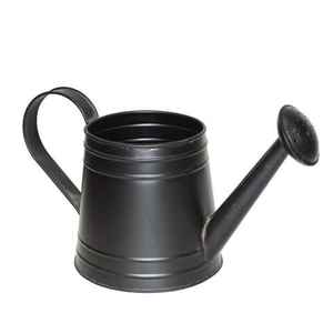 Clásico real negro puro Matt nuevo diseño barato al por mayor Hotel restaurante casa de Metal regadera/Olla para jardín - Product Image 3