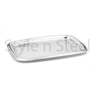 Plateau multifonctionnel d'épaississement et d'allongement en acier inoxydable plateau de Service rectangulaire en acier inoxydable personnalisé - Product Image 4