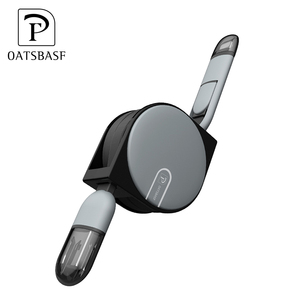 Chine Fabricant 1 <span class=keywords><strong>M</strong></span> Télescopique Mini <span class=keywords><strong>2</strong></span> en 1 USB Câble Pour <span class=keywords><strong>Apple</strong></span> Android - Product Image 2