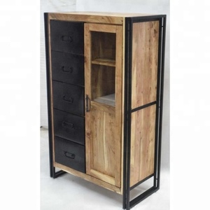 ตู้กระจกโลหะทำจากไม้แบบยืดได้เฟอร์นิเจอร์ในเมืองสำหรับห้องนั่งเล่นวิลล่าสำนักงานห้องรับประทานอาหาร - Product Image 5