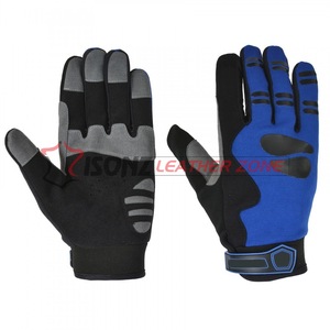 Gants de sécurité pour mécaniciens en cuir antidérapants et durables 10 pouces - Product Image 2
