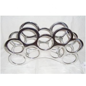 ชั้นวางไวน์,ชั้นวางไวน์โลหะแบบตั้งพื้นชั้นวางไวน์แบบทันสมัย - Product Image 2