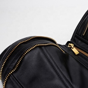 ด้านหน้าเต็มรูปแบบและหน้าอกซิปแฟชั่น Biker รัดตัว - Product Image 3