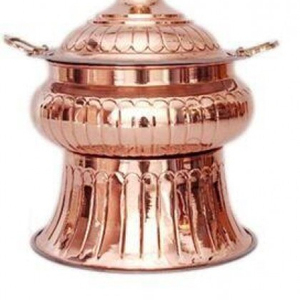 Wholesale Supplier <b>Food</b> <b>Warmer</b> Serving Copper Chafing Dish - Product Image 1