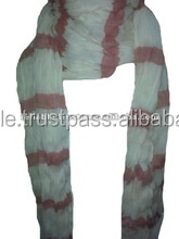 Nouvelle catégorie de produit de longueur élégante pour les ensembles de chapeaux et de gants Écharpe élégante en coton froissé avec style long et uni - Product Image 2