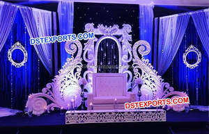 Panel de Cachemira para tallado de flores, decoraciones de escenario de boda de plata, diferentes estilos, paneles de fondo - Product Image 6