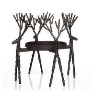 Bougie Riendeer en métal noir chauffe-plat nouveau Design décoration meilleure qualité de luxe en gros bougie standard chauffe-plat bocaux à bougie - Product Image 1