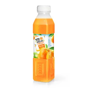 Vietnam entrega rápida buen gusto buen precio bebida saludable 500ml botella de PP para mascotas jugo de fruta naranja proporciona vitamina C