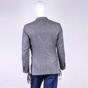 Traje de negocios de ajuste moderno personalizado para hombre 2021 tela de seda y lana de alta calidad transpirable asequible - Product Image 2