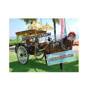 Chariot décoratif de mariage indien Maharani, Buggy, chariot Royal cheval conçu, en solde, - Product Image 1