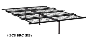 Marco de cama de metal antiguo, estilo de diseño moderno, tamaño Queen con material de marco de hierro de madera/acero, Muebles de dormitorio de Malasia