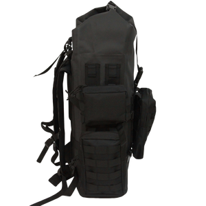 กระเป๋าเป้สะพายหลังสำหรับปีนเขาและกลางแจ้งสีดำ40L กันน้ำ PVC ความจุมากเป็นพิเศษพร้อมโลโก้ตามสั่ง - Product Image 3