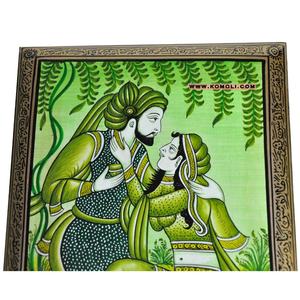 Caja de madera pintada a mano, diseño personalizado, indio - Product Image 5