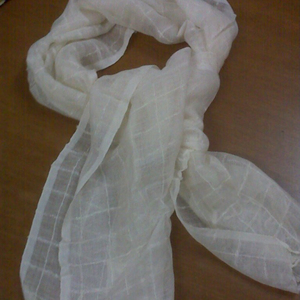 Long Plain Style Yarn Dyed Rayon/Viscose Adjustable <b>Scarf</b> for Adults <b>Hat</b> & Glove <b>Set</b> Accessory - Product Image 1